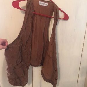 Brown vest